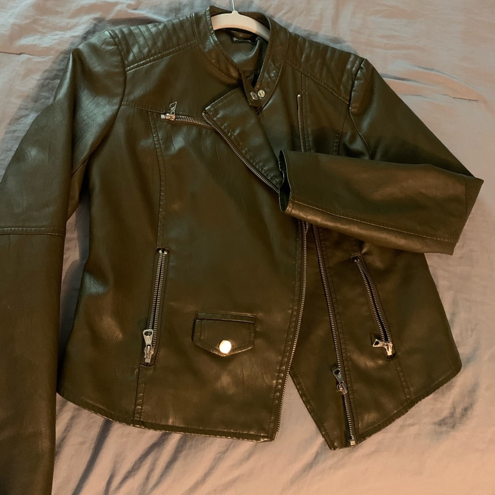 Faux Leather Jacket